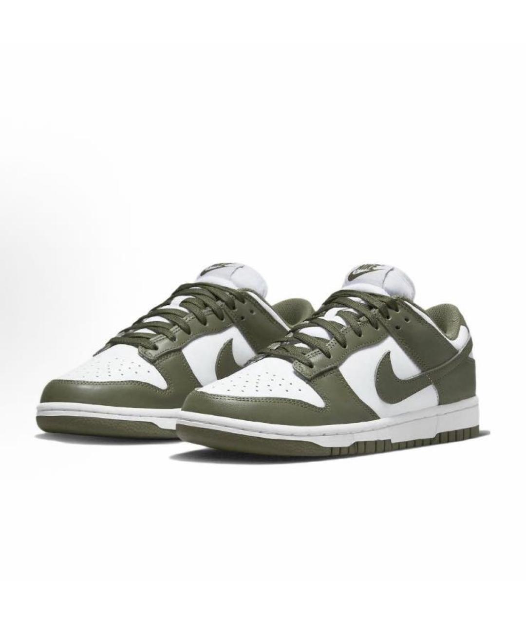 NIKE Зеленые кожаные кеды, фото 2