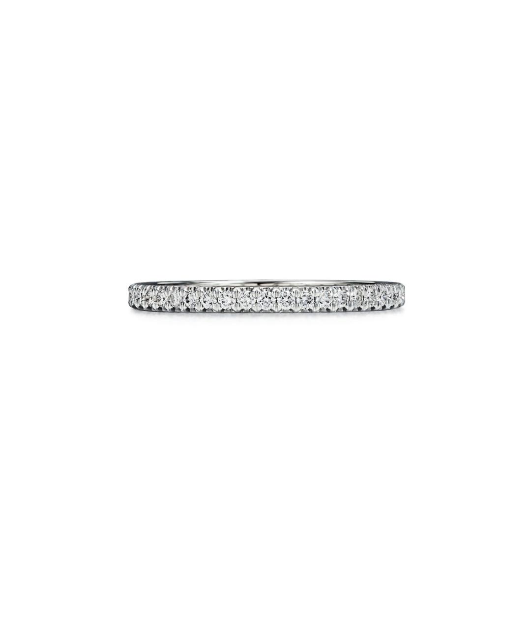 TIFFANY&CO Белое платиновое кольцо, фото 1
