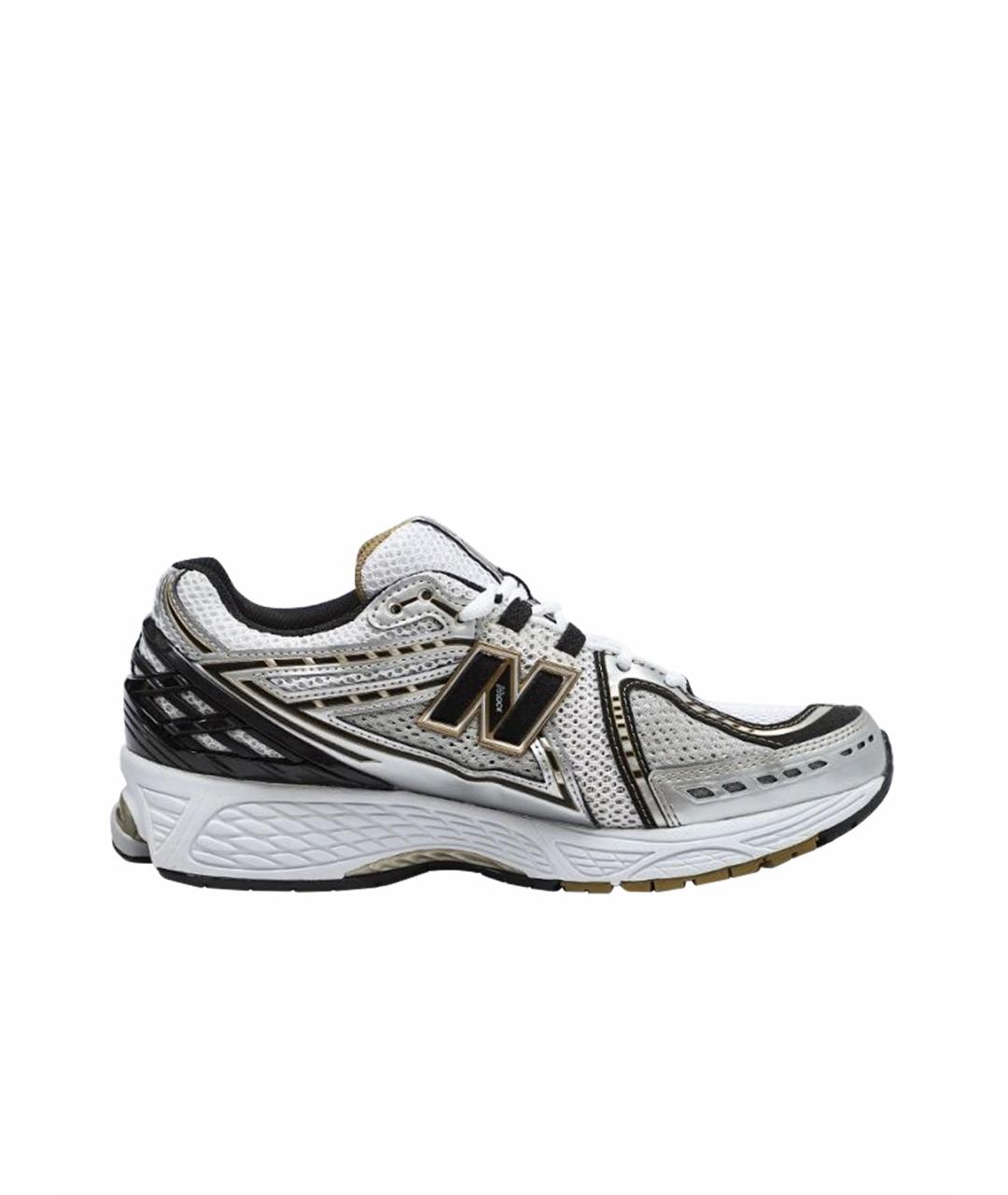 NEW BALANCE Серые синтетические низкие кроссовки / кеды, фото 1