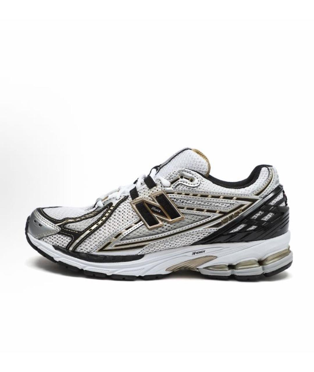 NEW BALANCE Серые синтетические низкие кроссовки / кеды, фото 3
