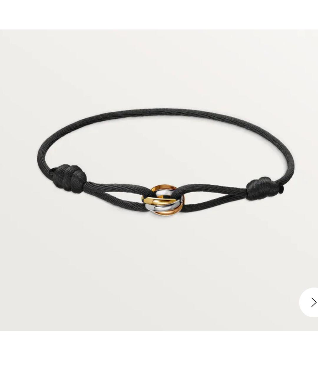 CARTIER Черный браслет из белого золота, фото 2