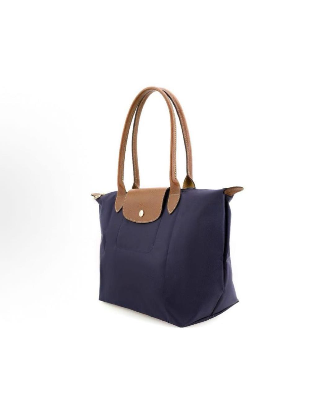 LONGCHAMP Темно-синяя сумка тоут, фото 2