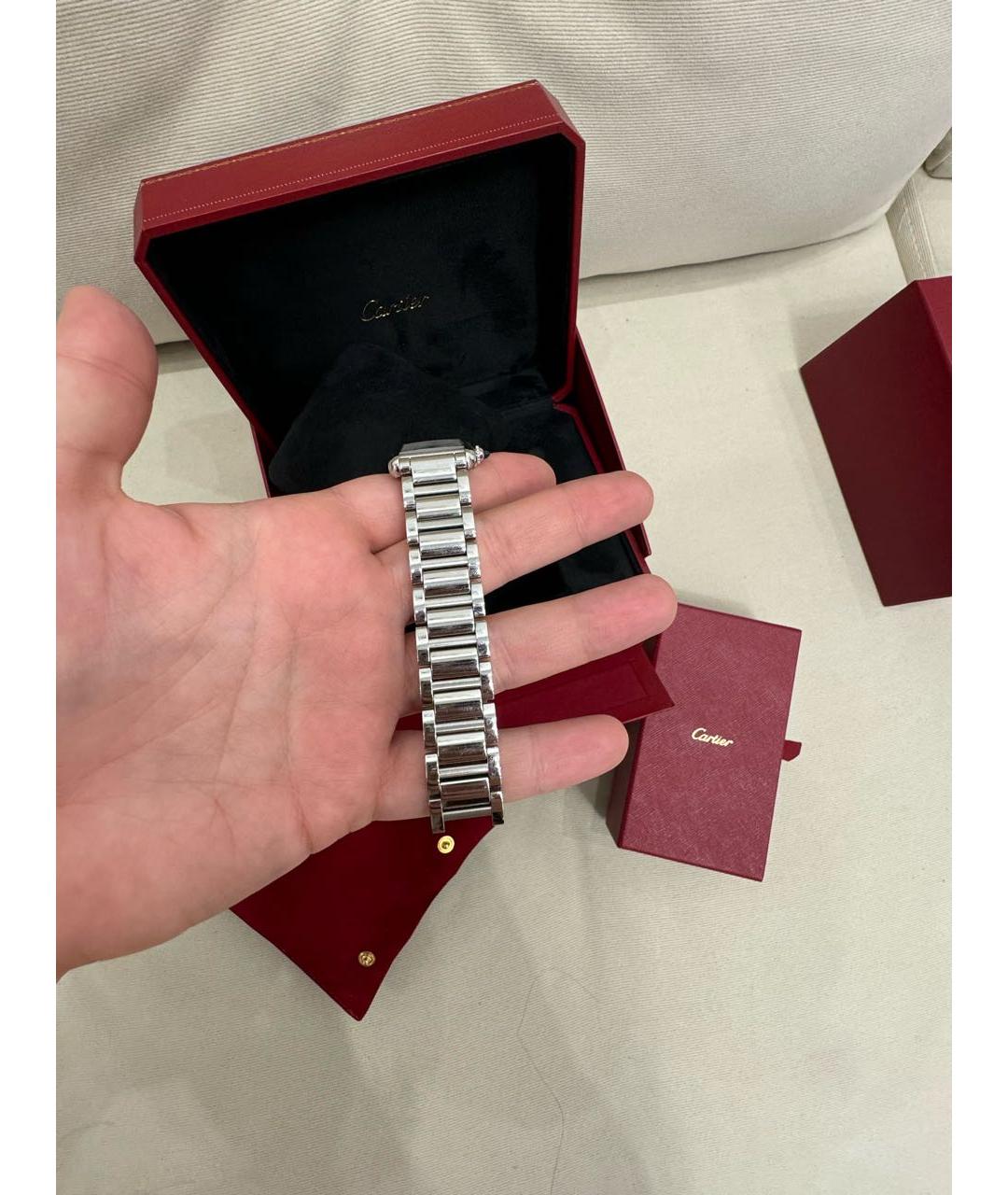 CARTIER Серебряные металлические часы, фото 2