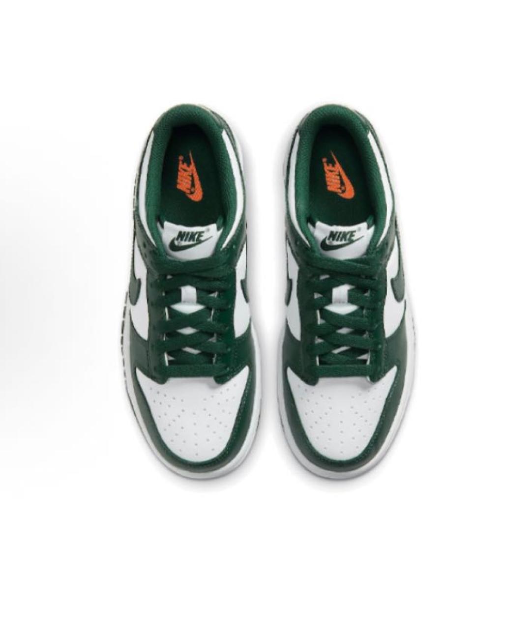 NIKE Зеленые кожаные кеды, фото 3