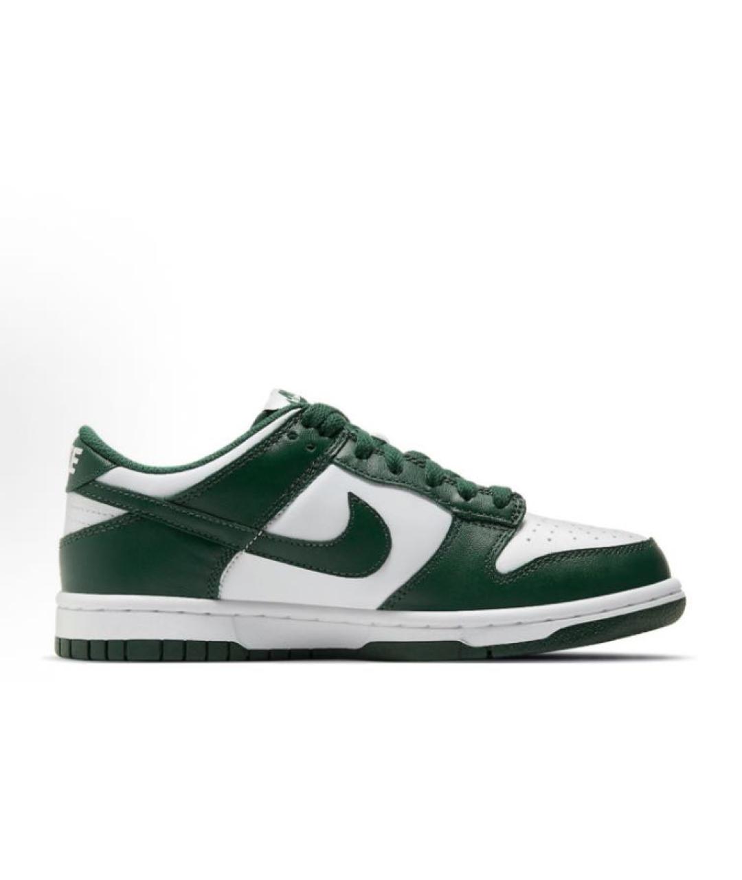 NIKE Зеленые кожаные кеды, фото 8