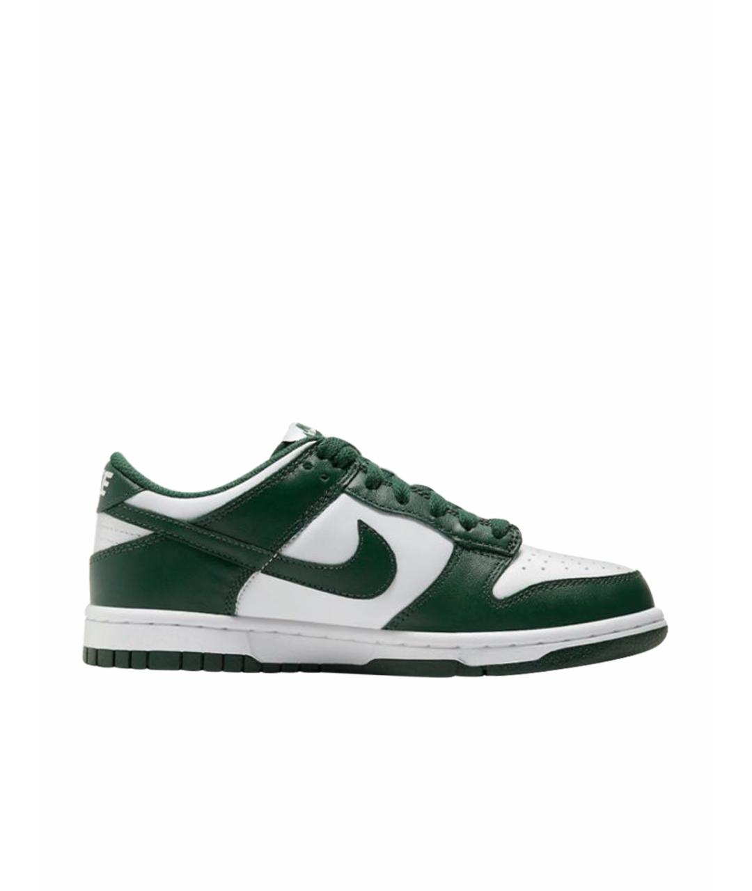 NIKE Зеленые кожаные кеды, фото 1