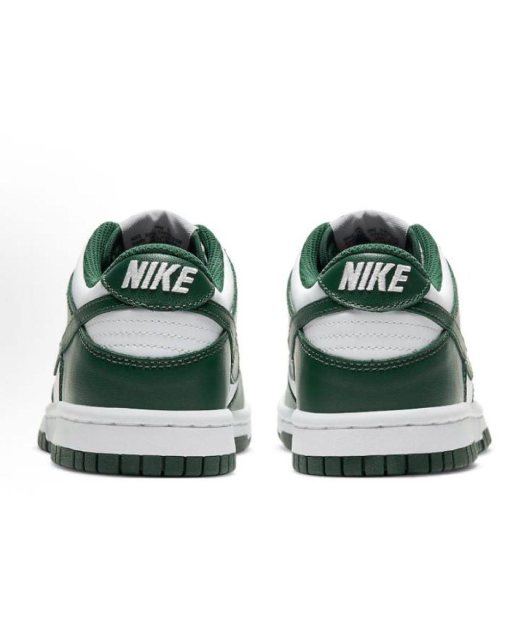 NIKE Зеленые кожаные кеды, фото 4