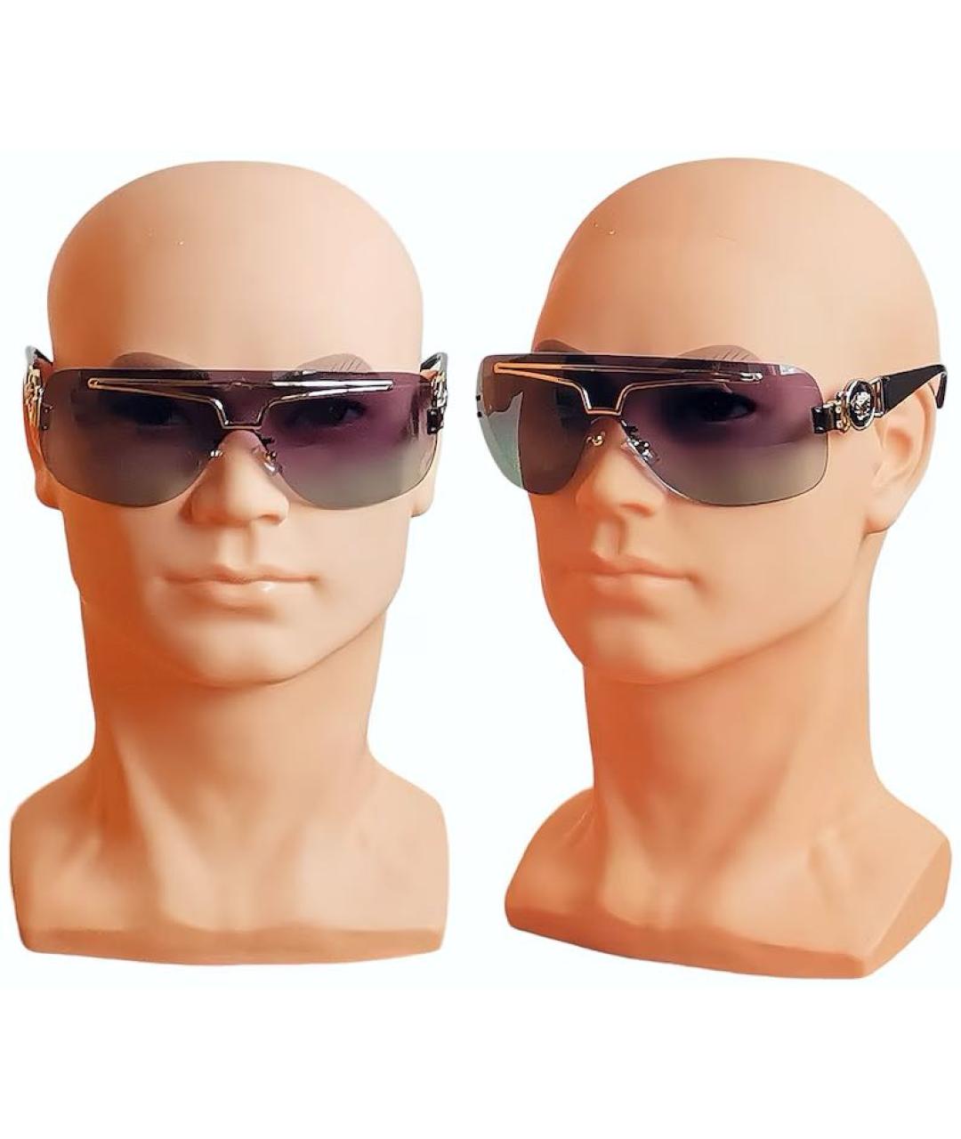 VERSACE Голубые солнцезащитные очки, фото 6