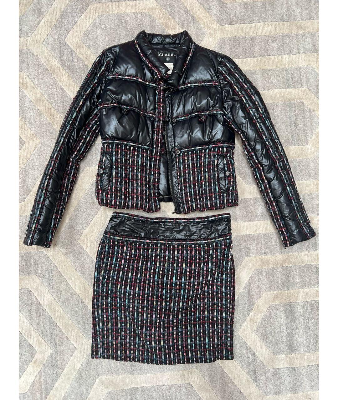 CHANEL Черная шерстяная куртка, фото 9