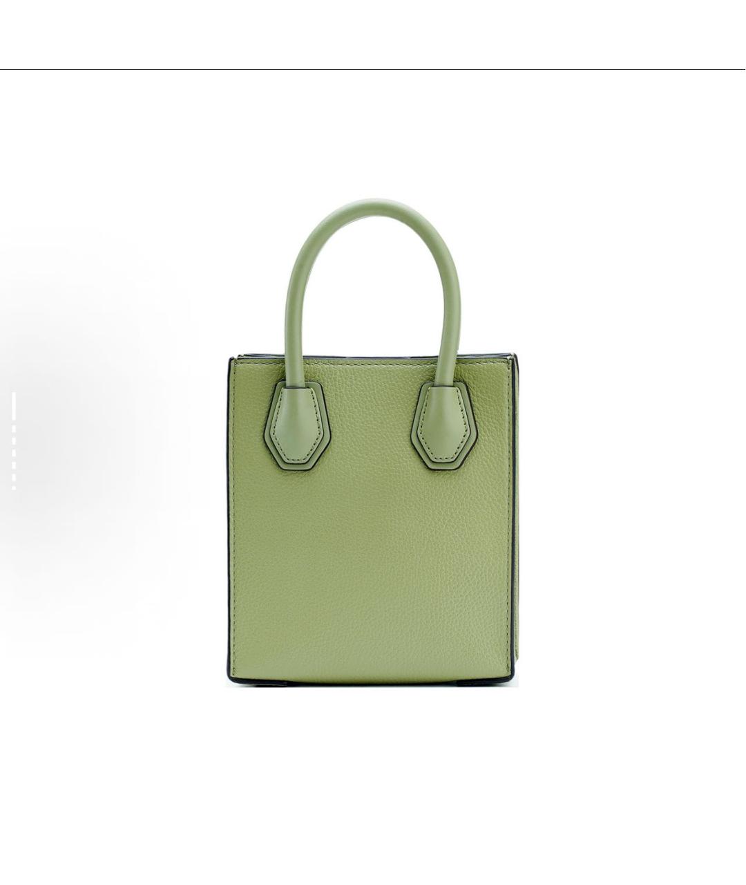 MICHAEL KORS Зеленая сумка с короткими ручками из искусственной кожи, фото 4