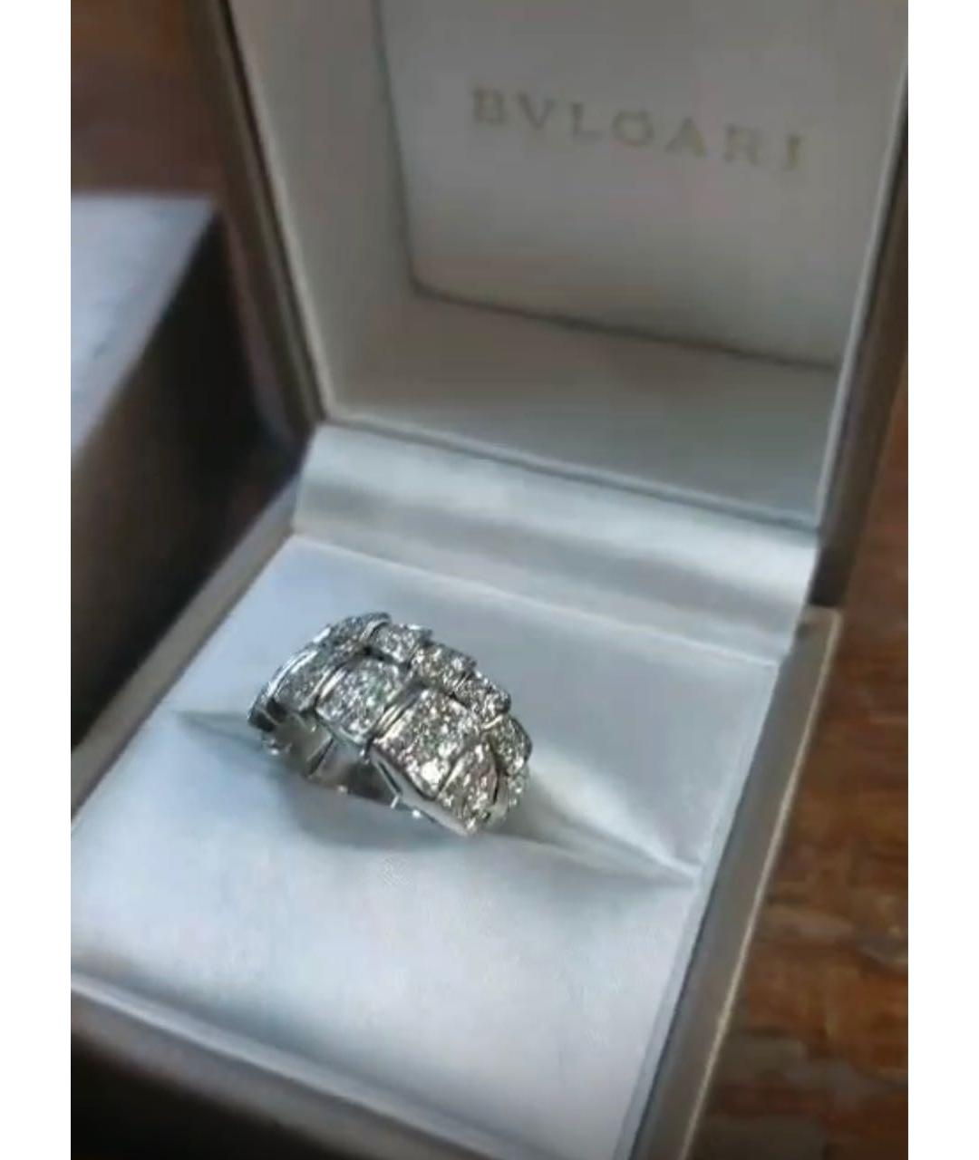 BVLGARI Кольцо из белого золота, фото 4