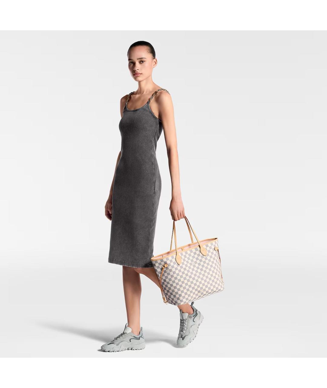LOUIS VUITTON Белая сумка тоут, фото 3