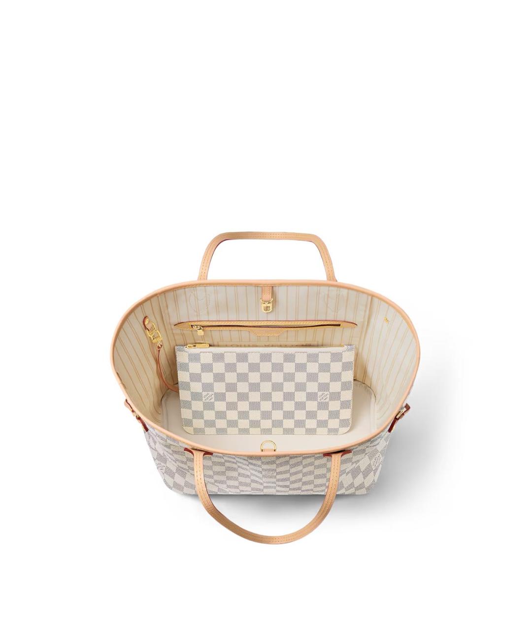 LOUIS VUITTON Белая сумка тоут, фото 4