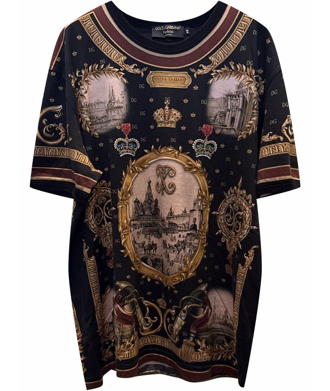DOLCE&GABBANA Мульти футболка, фото 1