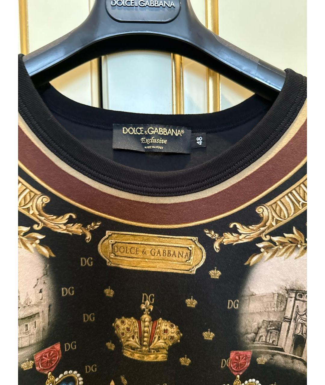 DOLCE&GABBANA Мульти футболка, фото 3