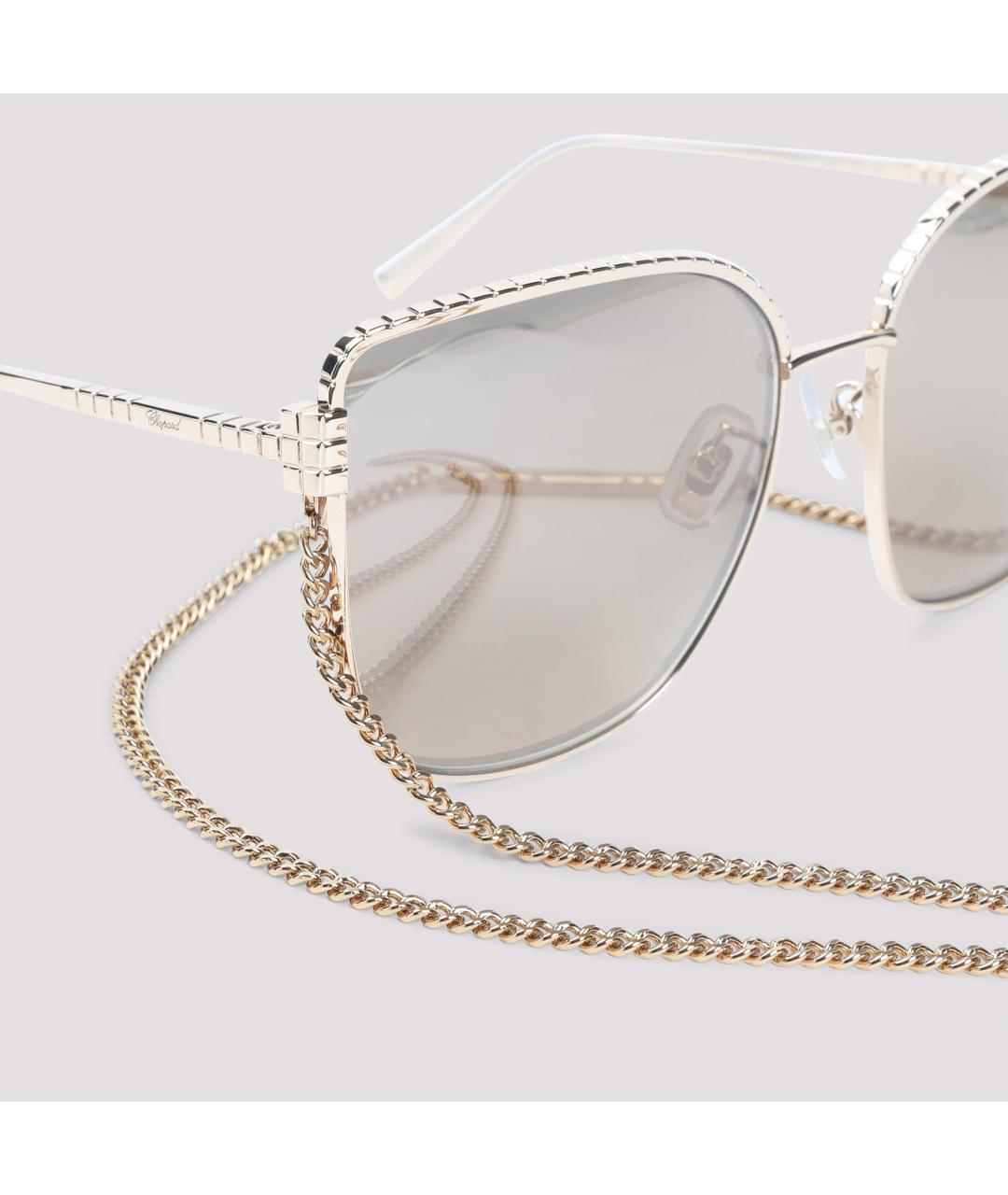 CHOPARD Мульти металлические солнцезащитные очки, фото 5