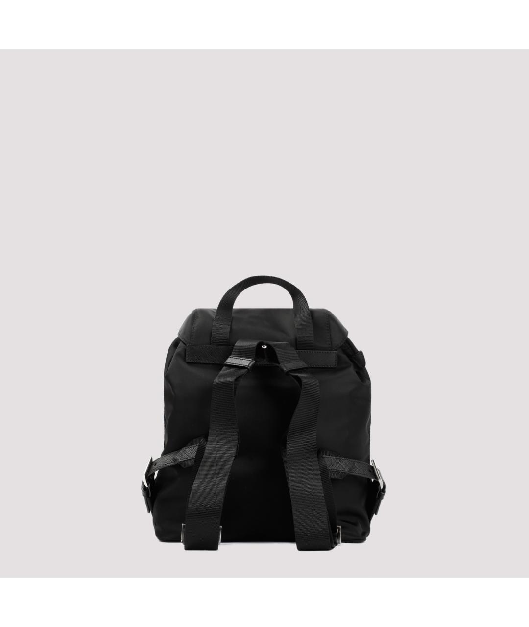 PRADA Черный синтетический рюкзак, фото 4