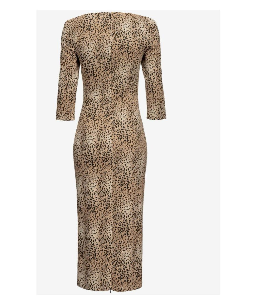 PINKO Бежевое повседневное платье, фото 2