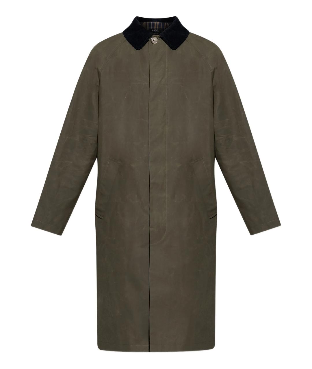 A.P.C. Хаки пальто, фото 1