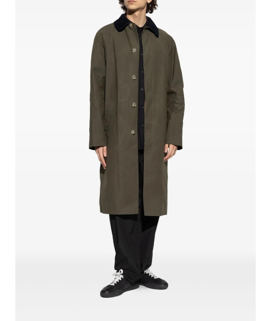 A.P.C. Хаки пальто, фото 3