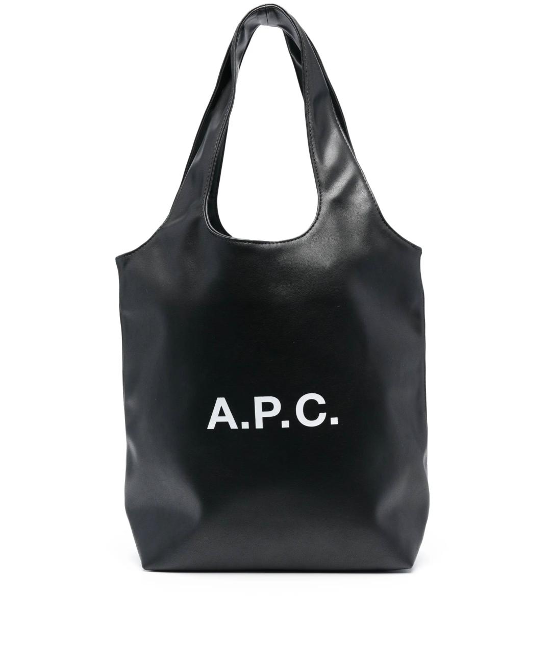 A.P.C. Черная сумка тоут, фото 1