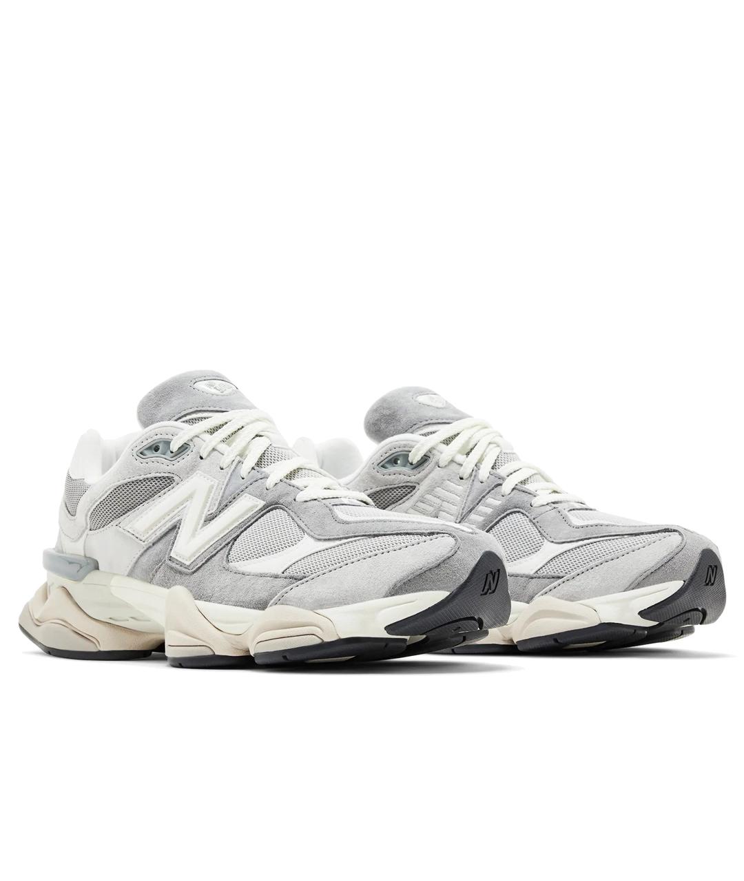 NEW BALANCE Серые кожаные кроссовки, фото 2