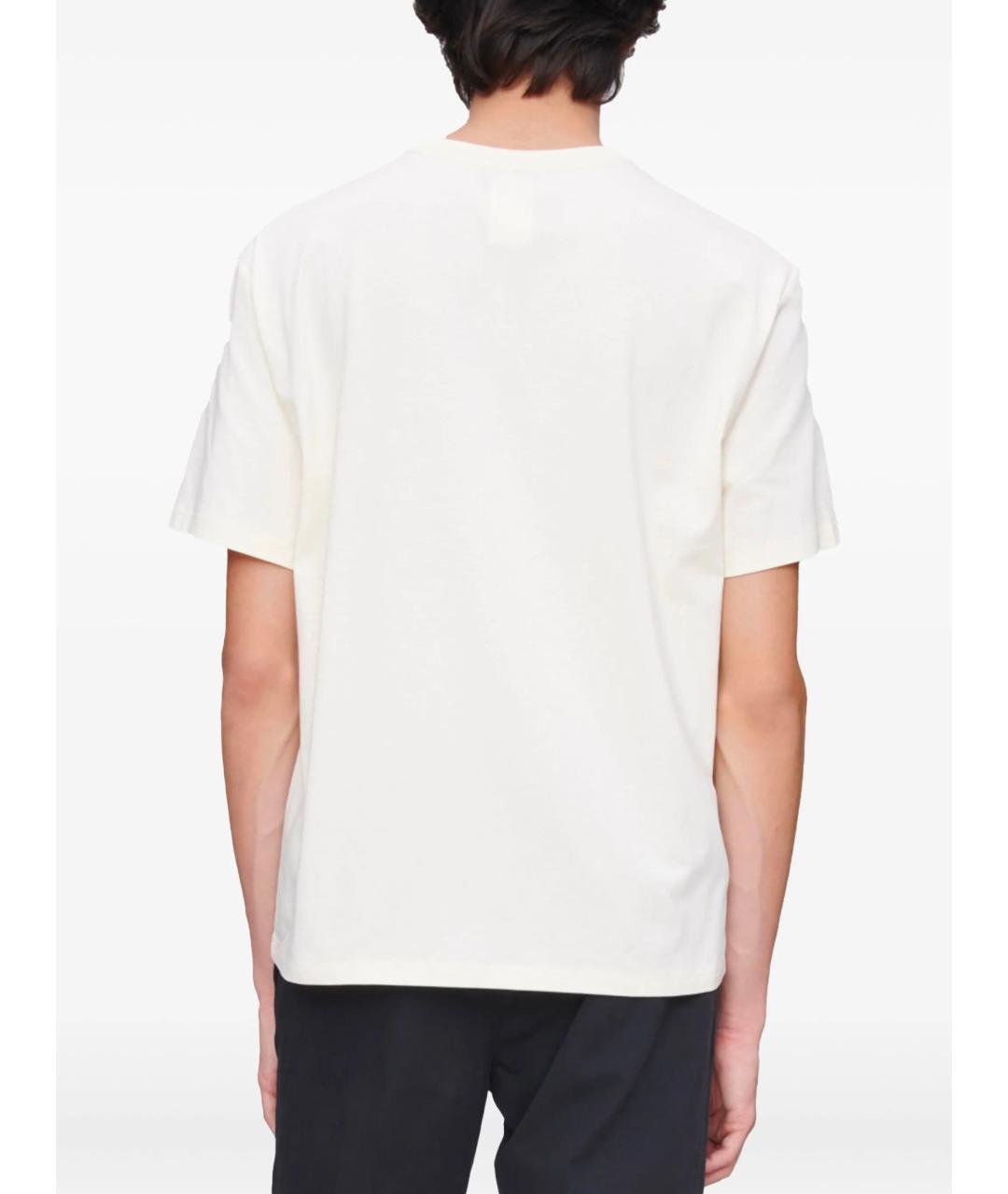 A.P.C. Белая хлопковая футболка, фото 3