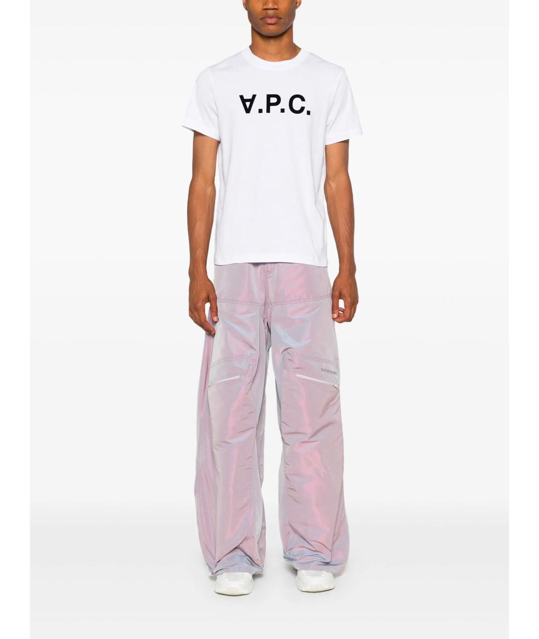 A.P.C. Белая хлопковая футболка, фото 2