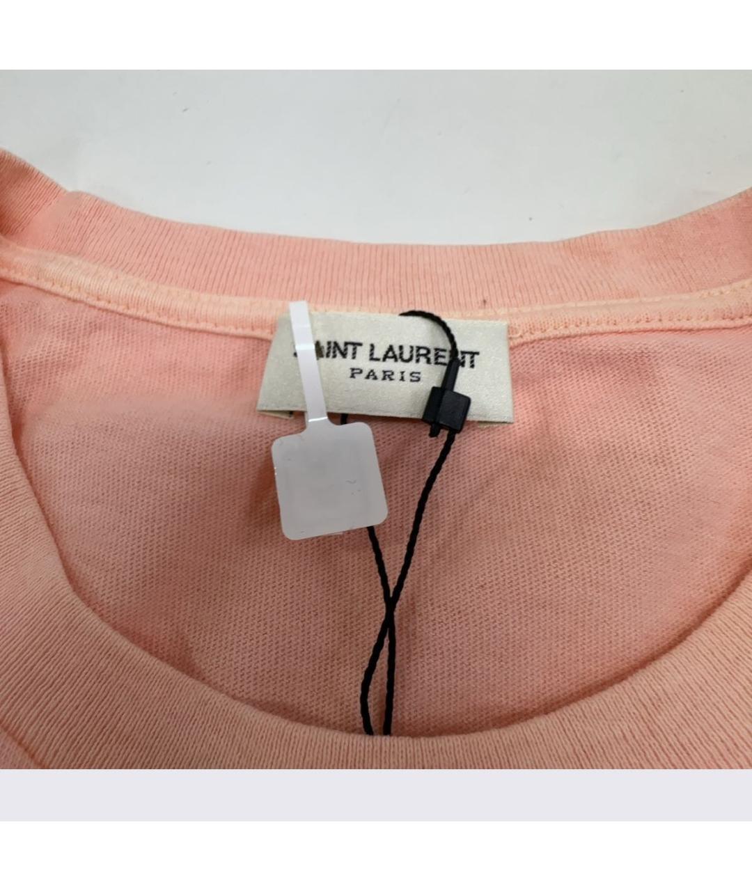 SAINT LAURENT Мульти хлопковая футболка, фото 6