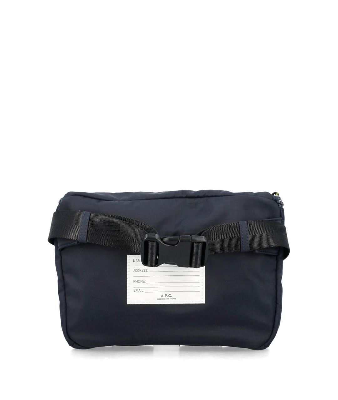 A.P.C. Темно-синяя поясная сумка, фото 2