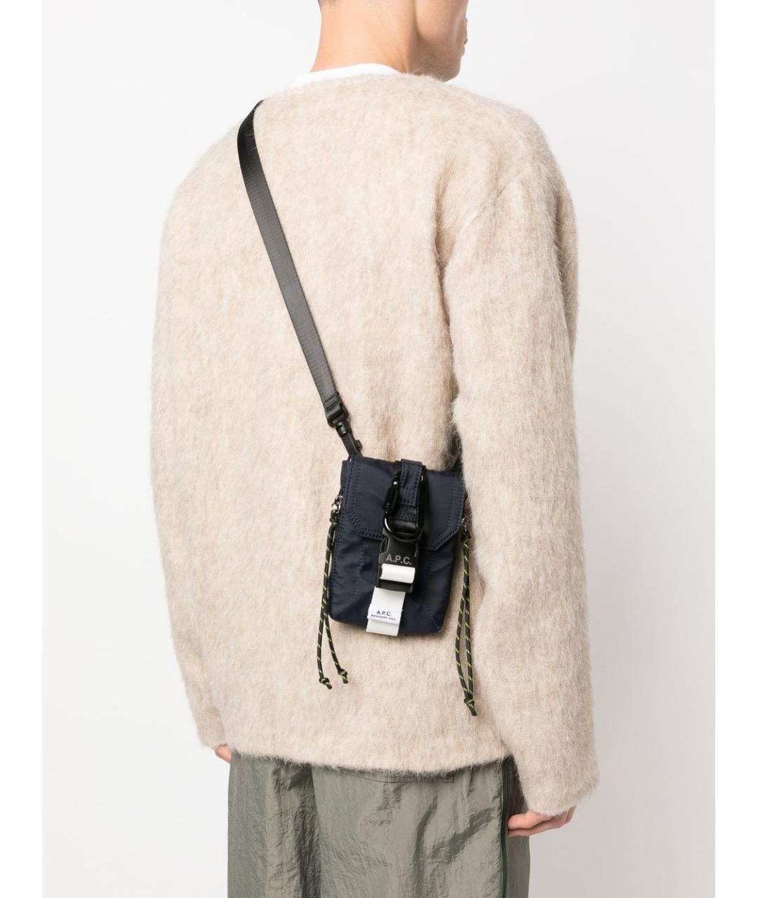 A.P.C. Черная сумка на плечо, фото 2