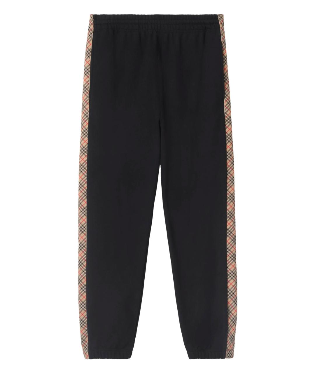 BURBERRY Черные прямые брюки, фото 1