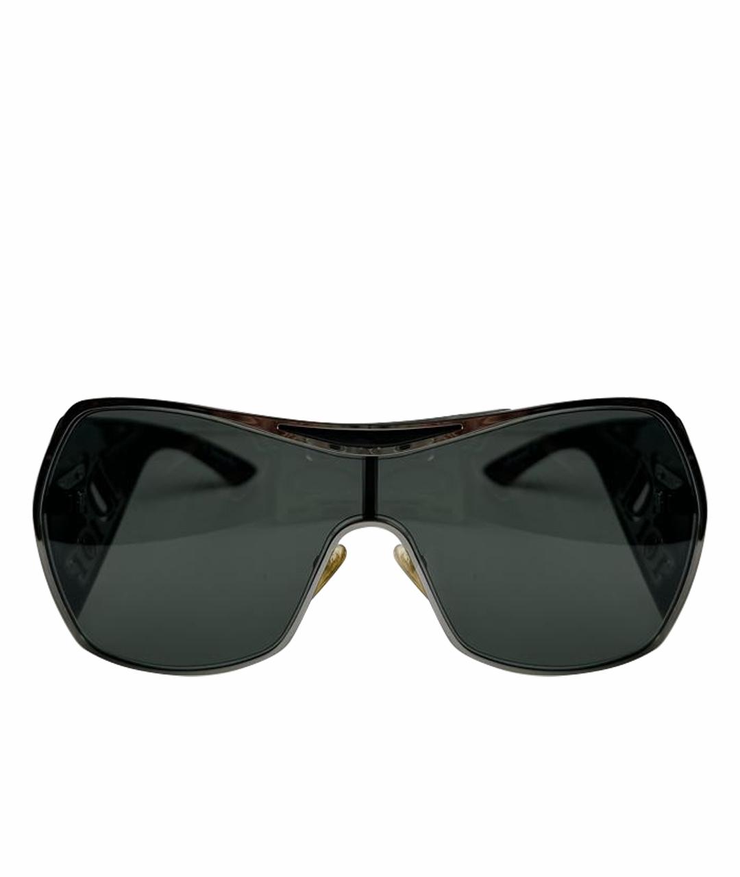 CHRISTIAN DIOR Черные пластиковые солнцезащитные очки, фото 1