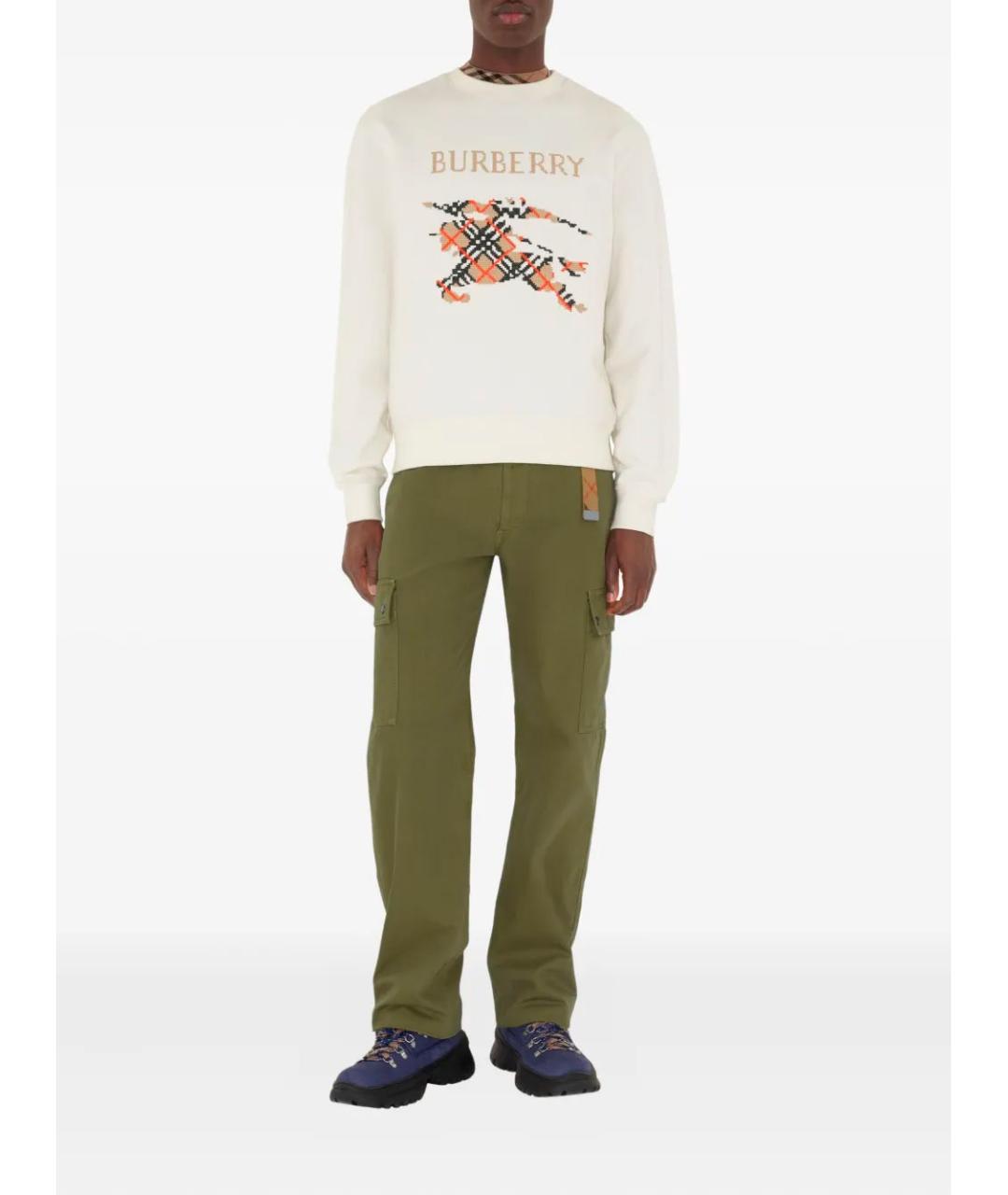 BURBERRY Белый джемпер / свитер, фото 2