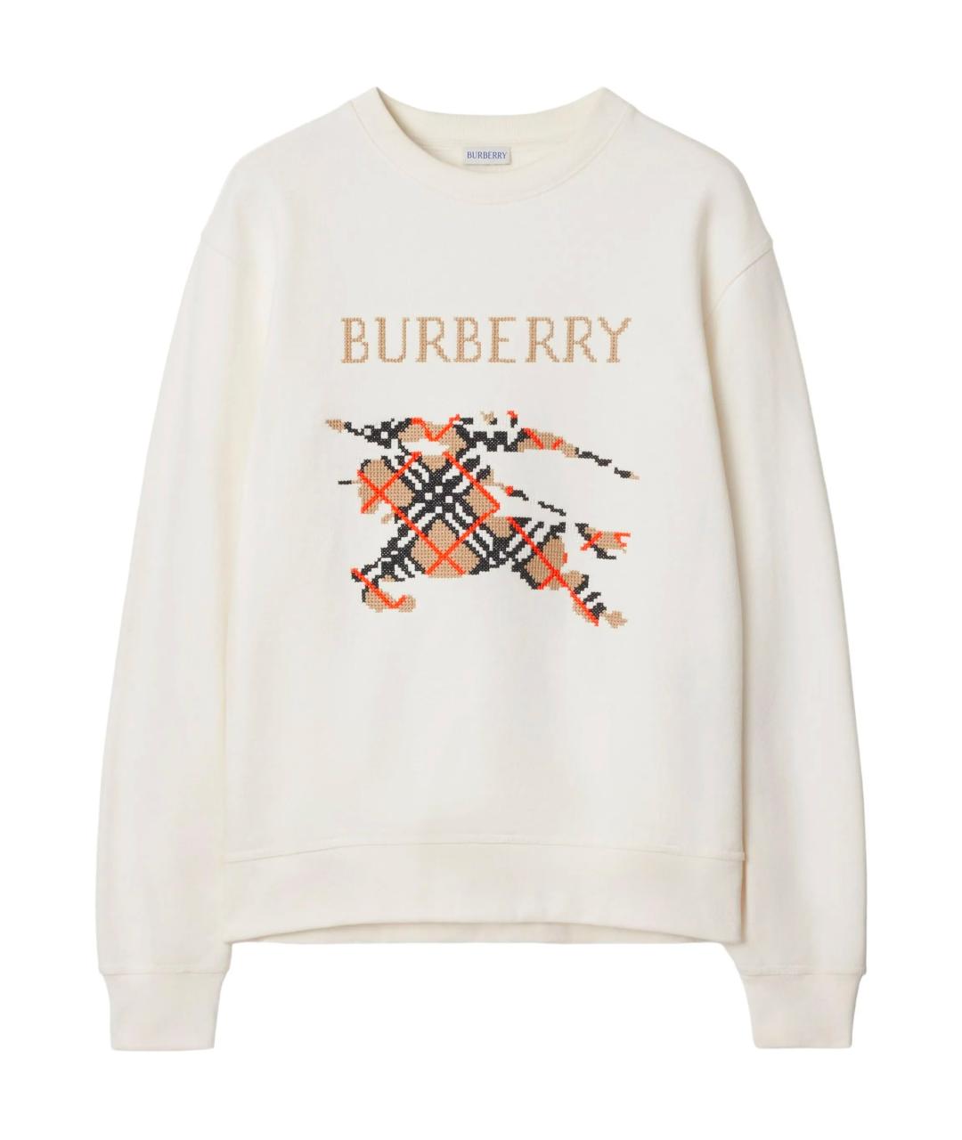 BURBERRY Белый джемпер / свитер, фото 1