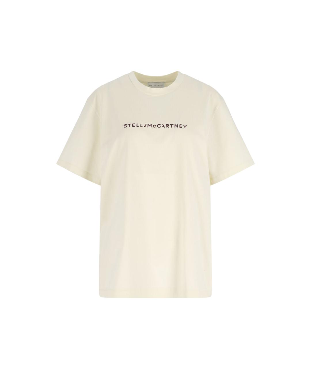 STELLA MCCARTNEY Белая хлопковая футболка, фото 1