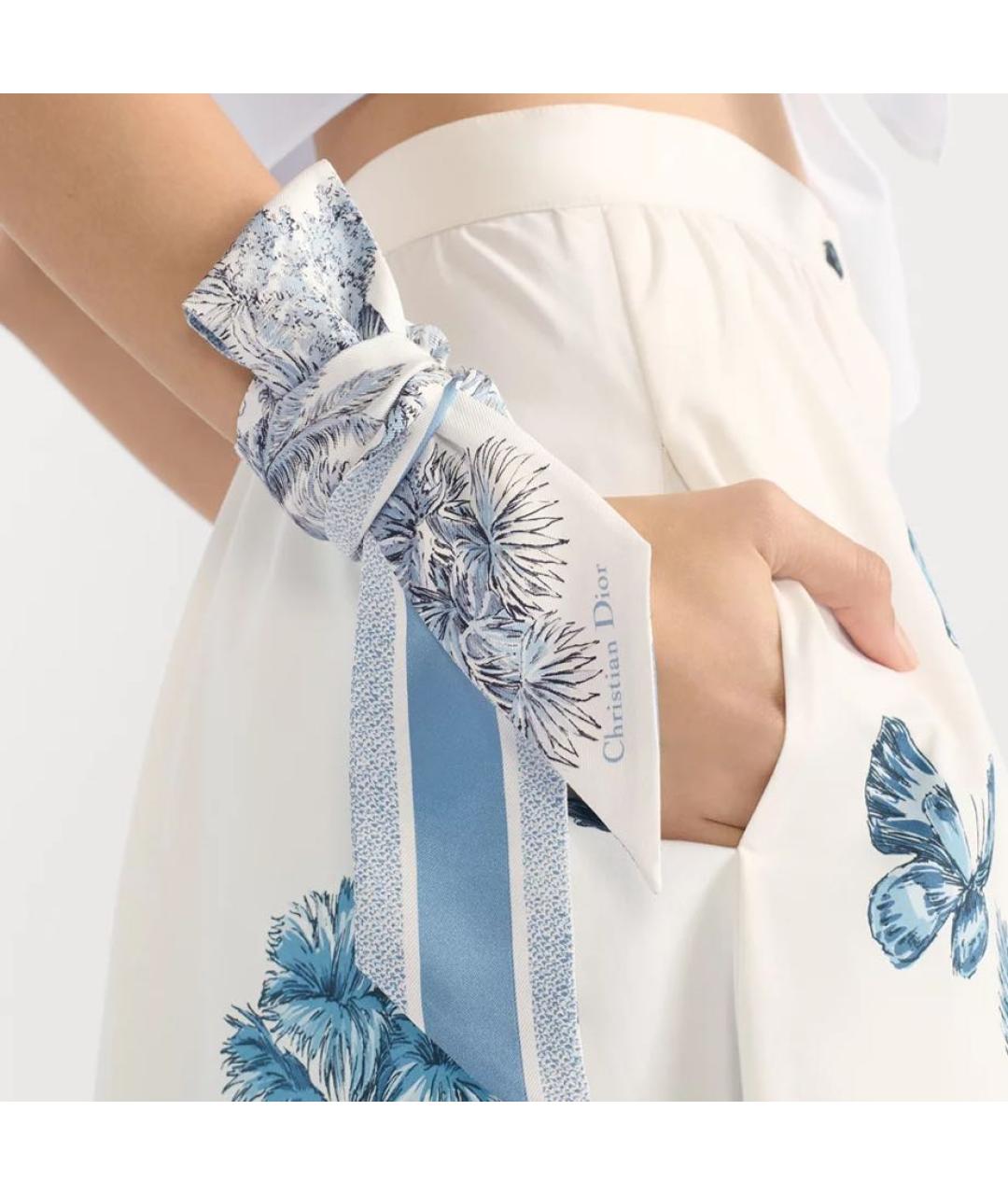 CHRISTIAN DIOR Голубая повязка, фото 2