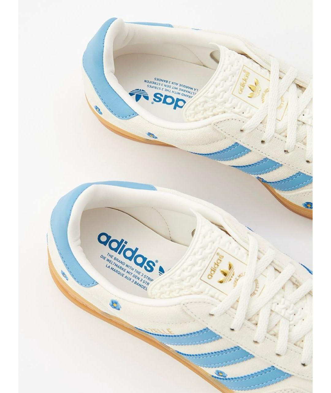 ADIDAS Белые кожаные кеды, фото 3