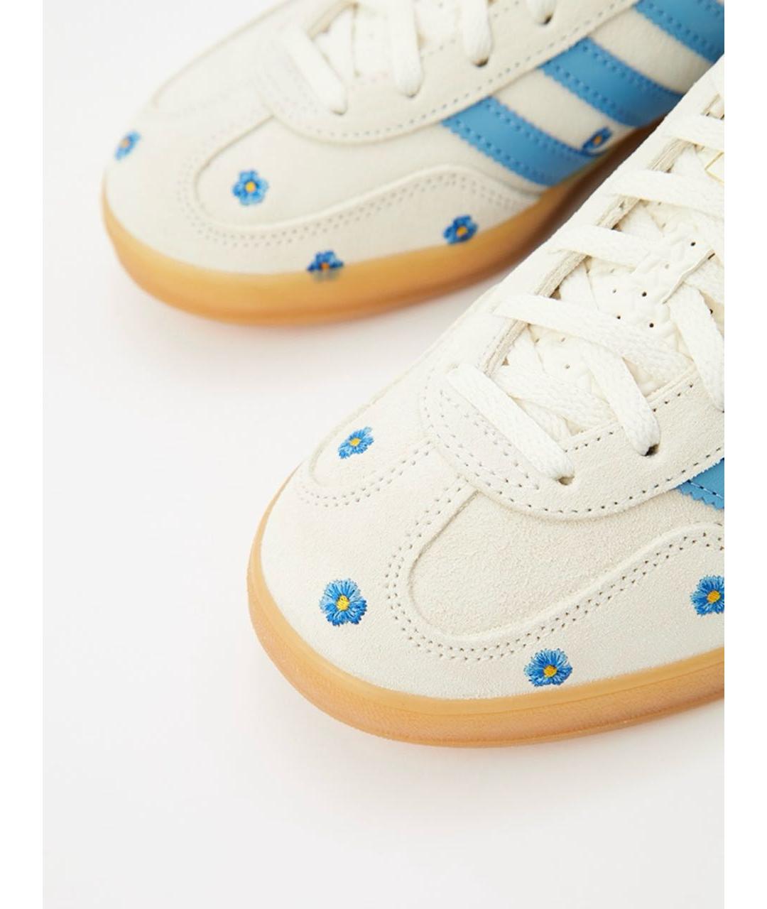 ADIDAS Белые кожаные кеды, фото 4