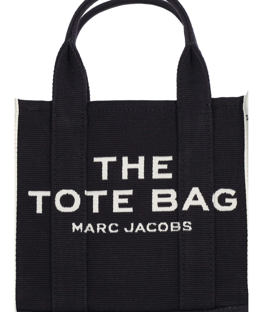 MARC JACOBS Черная хлопковая сумка тоут, фото 3