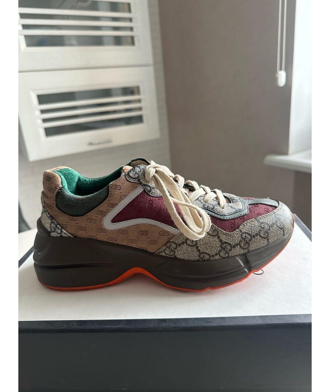 GUCCI Мульти кроссовки, фото 7