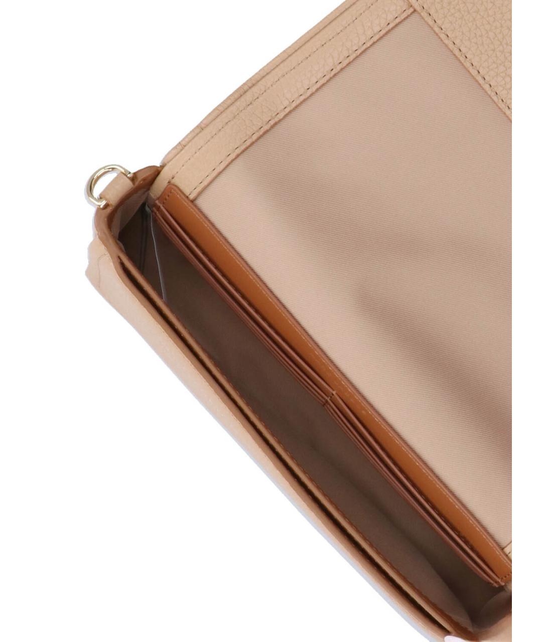 MARC JACOBS Бежевая кожаная сумка через плечо, фото 4