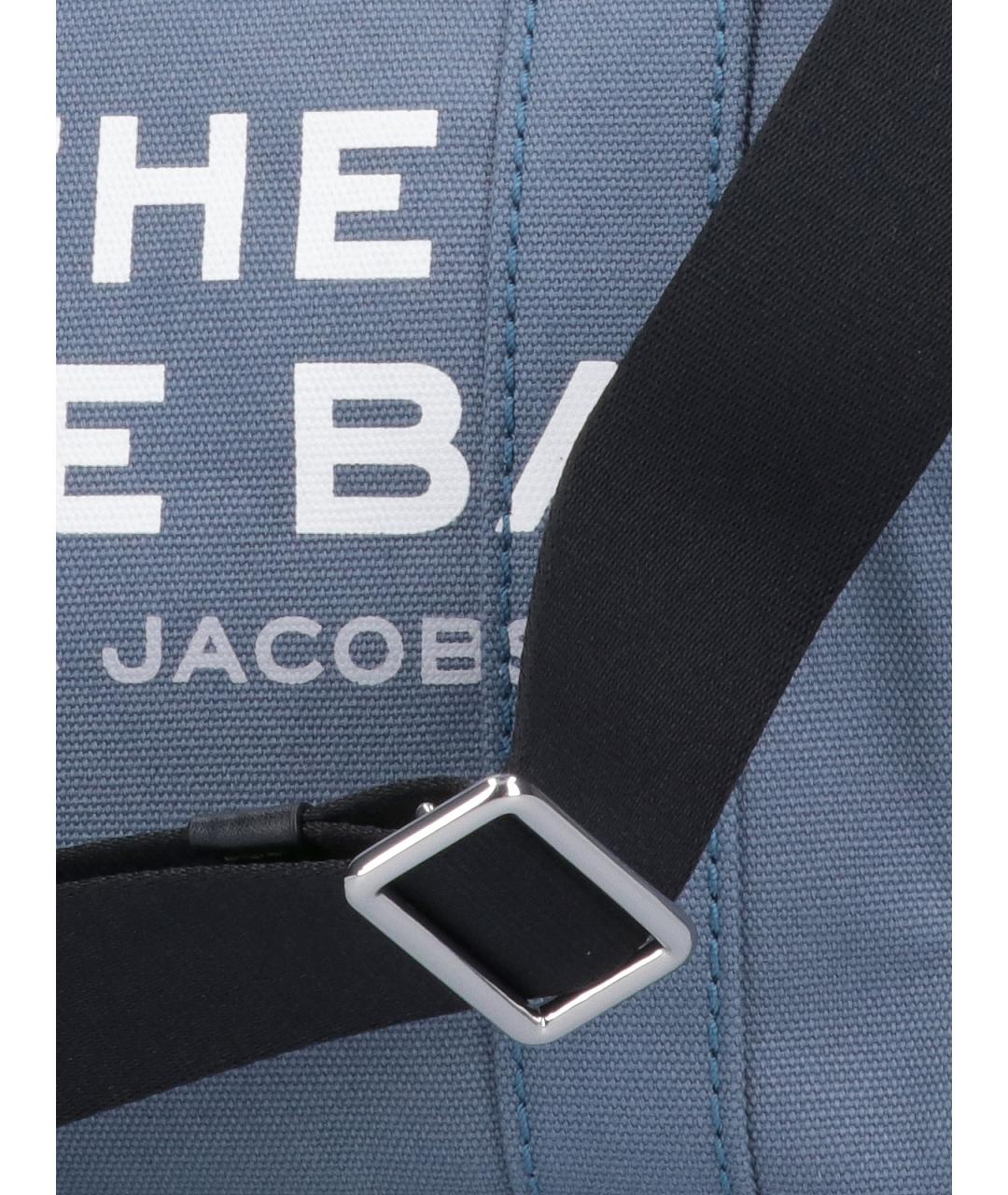 MARC JACOBS Синяя хлопковая сумка тоут, фото 4