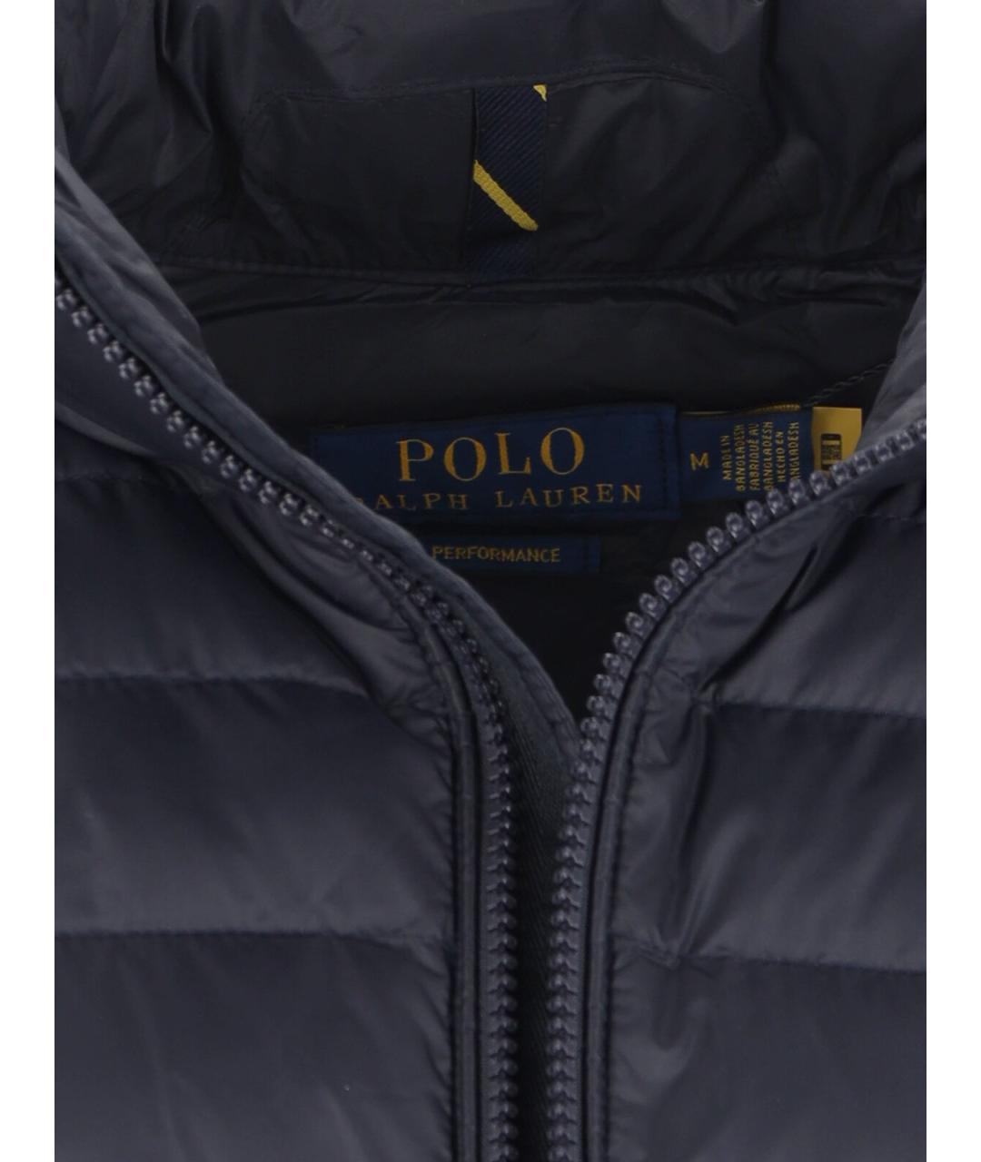 POLO RALPH LAUREN Темно-синяя полиамидовая куртка, фото 5