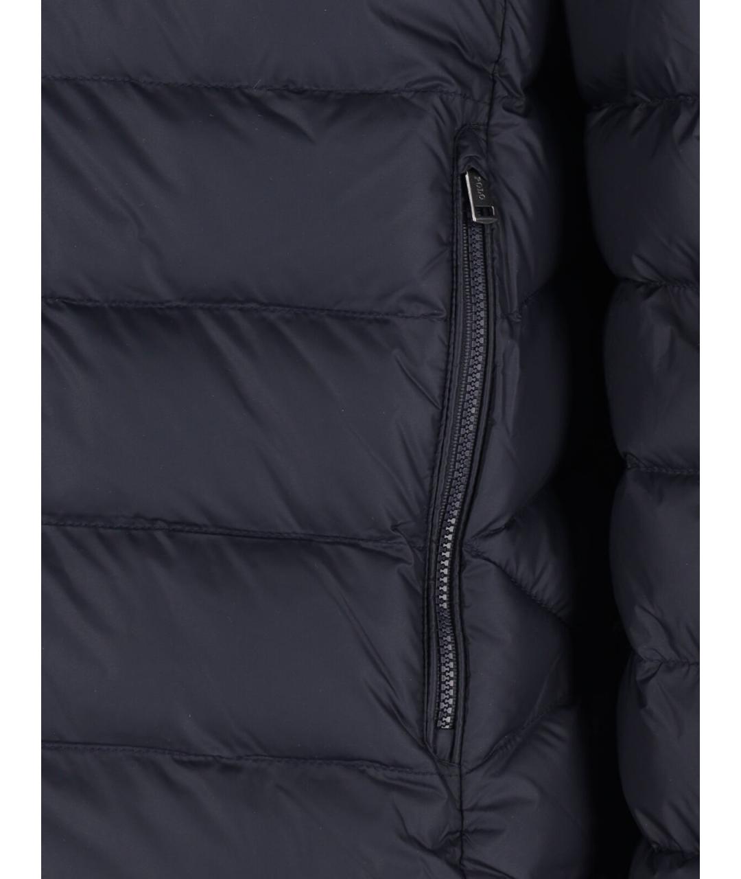 POLO RALPH LAUREN Темно-синяя полиамидовая куртка, фото 4