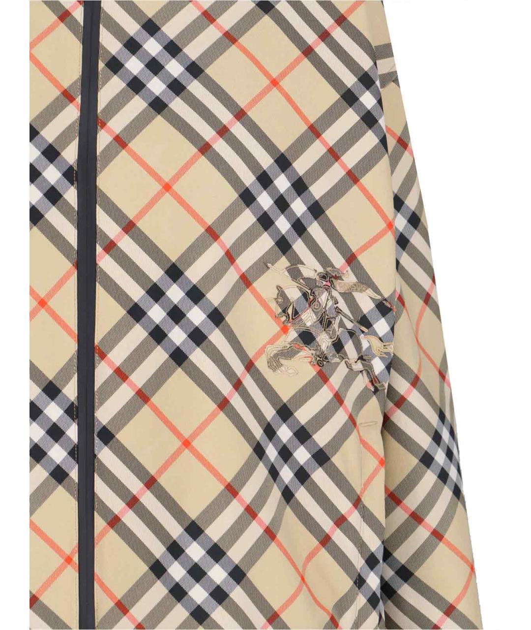BURBERRY Мульти полиэстеровая куртка, фото 3