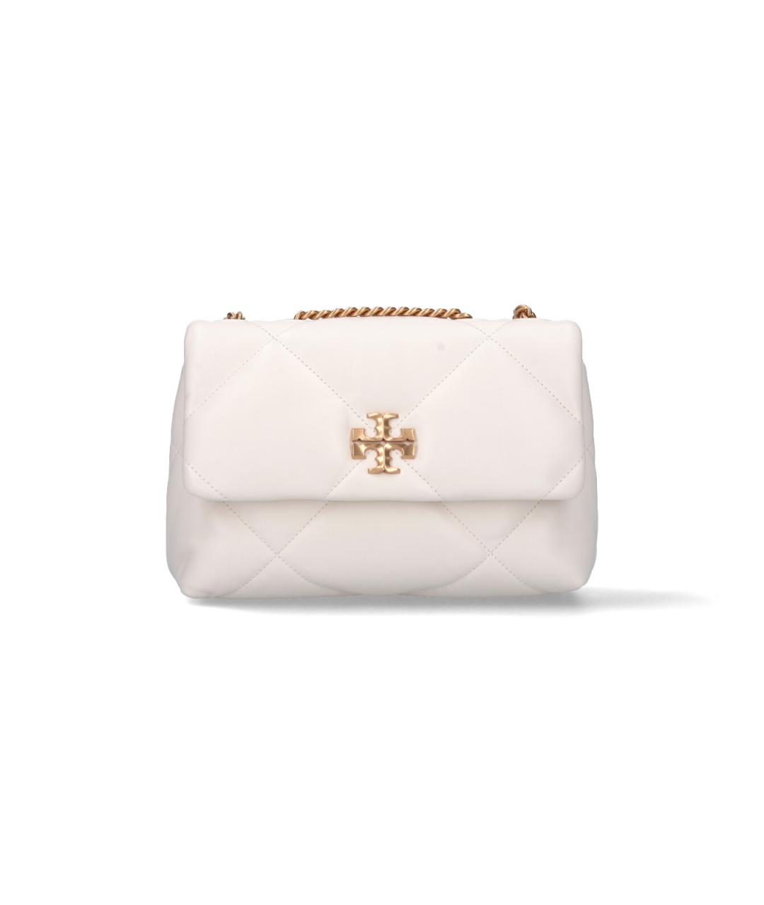 TORY BURCH Белая кожаная сумка через плечо, фото 1