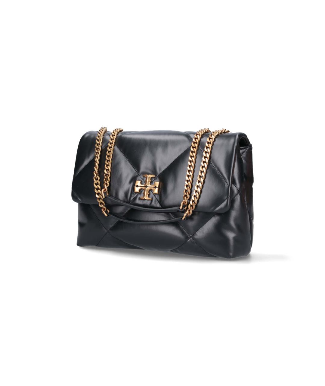 TORY BURCH Черная кожаная сумка через плечо, фото 2