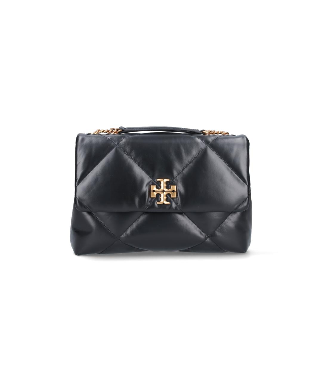 TORY BURCH Черная кожаная сумка через плечо, фото 1