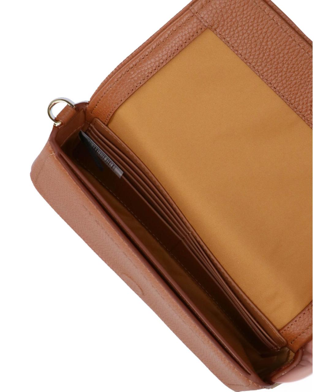 MARC JACOBS Коричневая кожаная сумка через плечо, фото 4